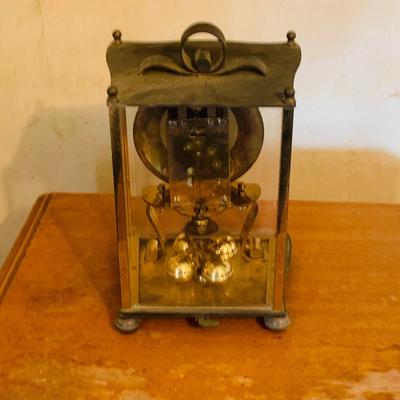 LOT 666: Three Side Tables, Three Anniversary Clocks, an Hourglass and a Lamp