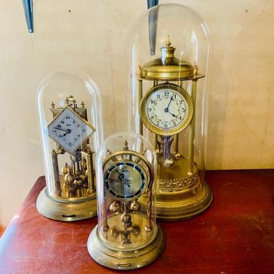 LOT 661: Collection of German Made Anniversary Clocks