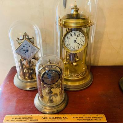 LOT 661: Collection of German Made Anniversary Clocks