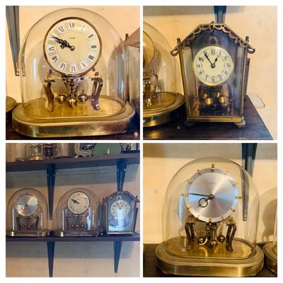 LOT 673: Set of Three (3) German Made Anniversary Clocks Kundo and Others
