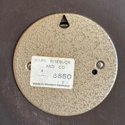 LOT 707: Kern Anniversary Clock, Brass Hourglass & Traditions Barometer