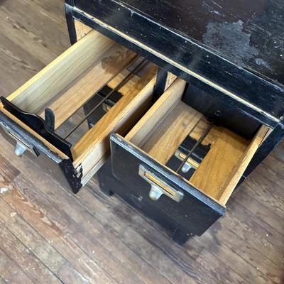 LOT 708 Vintage Globe Wernicke Stacking Filing Cabinet