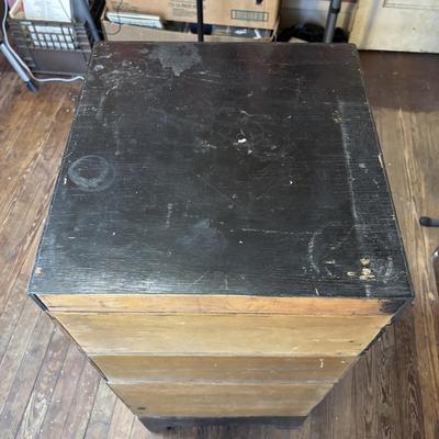 LOT 708 Vintage Globe Wernicke Stacking Filing Cabinet