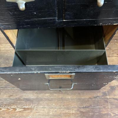 LOT 708 Vintage Globe Wernicke Stacking Filing Cabinet