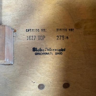 LOT 708 Vintage Globe Wernicke Stacking Filing Cabinet