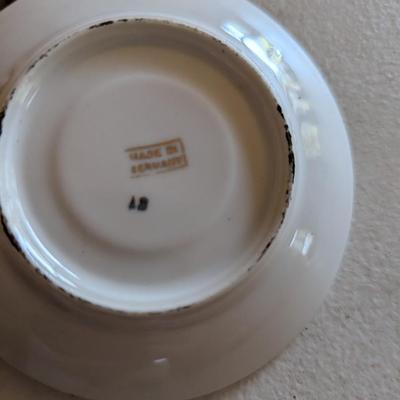 Stoned Ware Ahlam Company Teapot & Cups Royal Albert Stone China