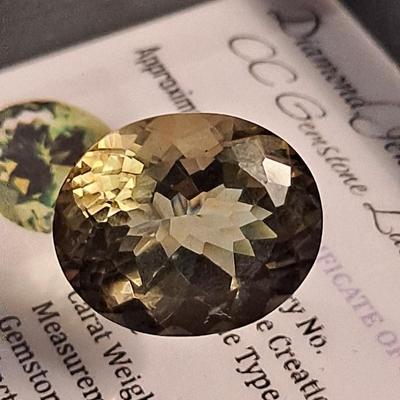 17 ct Green Demantoid Garnet