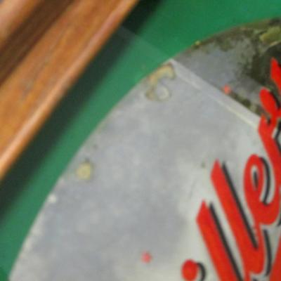 Vintage Miller High Life Beer Mirror Witch