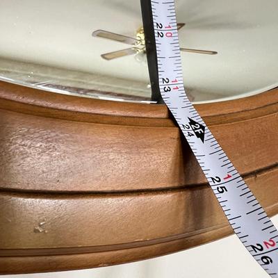 36” Vintage Nautical Ships Wheel Frame Wall Mirror