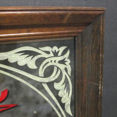 Vintage Miller High Life Beer Mirror Witch
