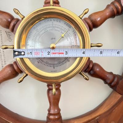 Schatz Vintage German Barometer Nautical Decor