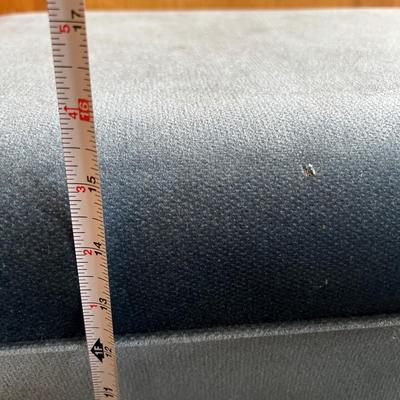Velvet Upholstered Ottoman Foot Stool