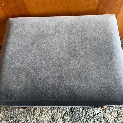 Velvet Upholstered Ottoman Foot Stool