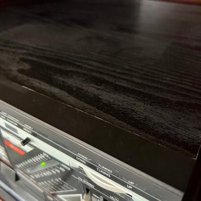 Thomas TSC-910B Turntable System w Dual Cassette Players & 2 Speakers
