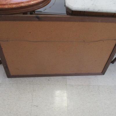 Large "Coca-Cola Relieves Fatigue" Framed Mirror