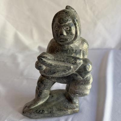 Three Carved Stone Sculptures (K-BM)