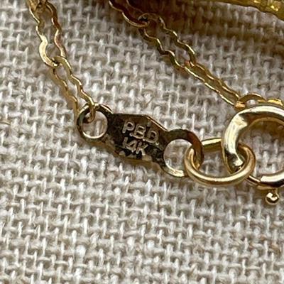 Gold Cameo Necklace with Bracelet - Both 14K (ST-SS)