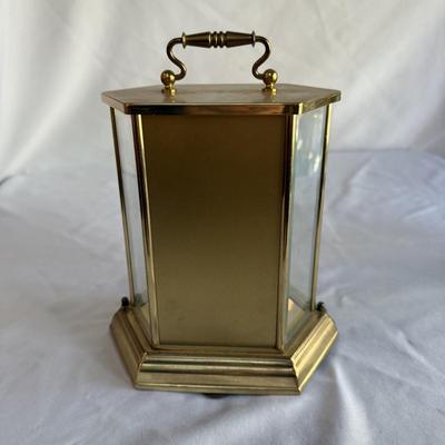 Marble Base Table Lamp with Kundo Quartz Clock (K-BM)