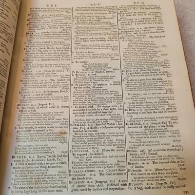 Johnsons Dictionaries and Antique English Books (L-EL)
