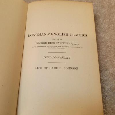 Johnsons Dictionaries and Antique English Books (L-EL)