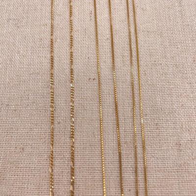 Australian Opal with 18k and 14k Chains (ST-SS)