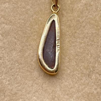 Australian Opal with 18k and 14k Chains (ST-SS)