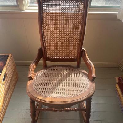 Antique French country rocking chair