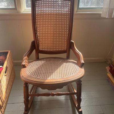 Antique French country rocking chair