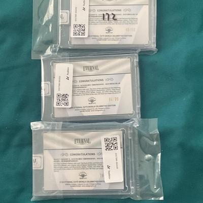 Handwriting Sample Trading Cards (3)