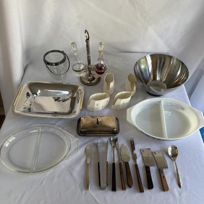 Pyrex Barbed Wire w/ Classic and MCM Serve Ware (K-BM)