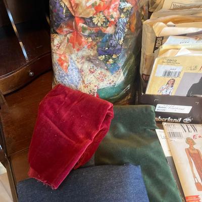 Patterns & some scrap fabric