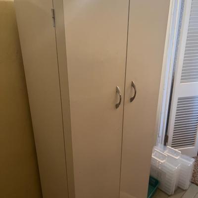 Vintage metal cabinet (Contents not included)