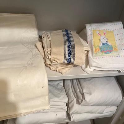 Linens and things! Does not include cabinet
