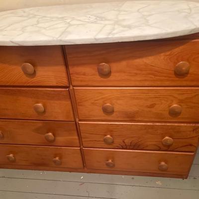 Eight drawer pine dresser