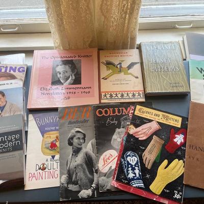 Vintage knitting books