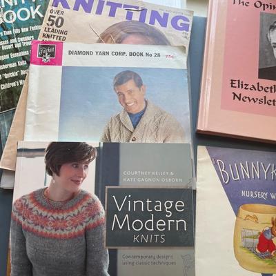 Vintage knitting books