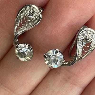 Vintage Rhinestone Jewelry - 6 pieces