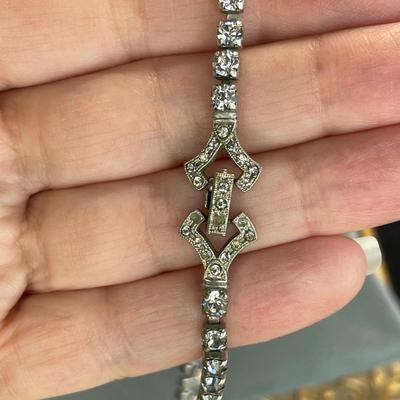 Vintage Rhinestone Jewelry - 6 pieces