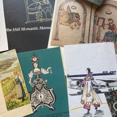 Vintage cruise line menus, and memorabilia