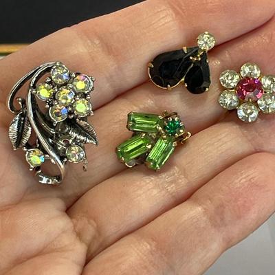 4 Pair Vintage Earrings