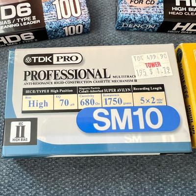 Lot of Vintage Sealed Cassette Tapes, New Unused VHS Tapes