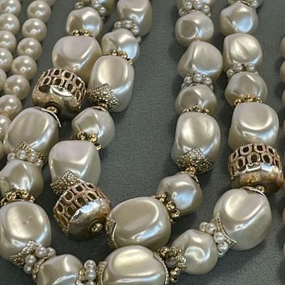Lot of Faux Pearl Jewely