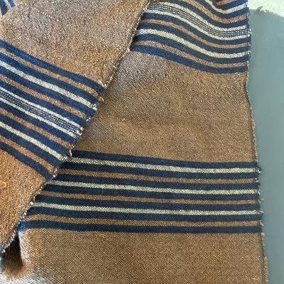 Large piece of textured fabric with with two pillow Cases