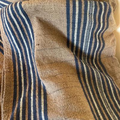 Large piece of textured fabric with with two pillow Cases