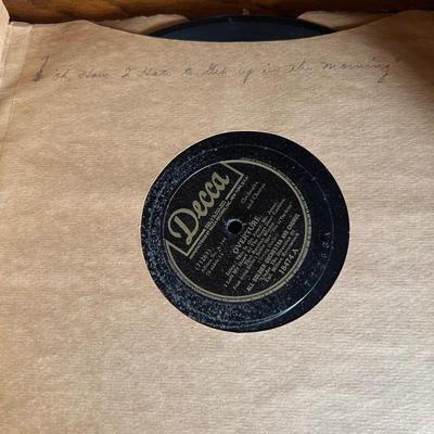 Vintage Lot of LPs Records + 1942 Decca Set