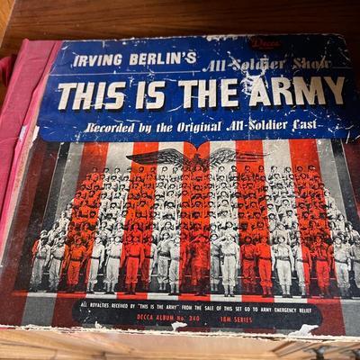 Vintage Lot of LPs Records + 1942 Decca Set