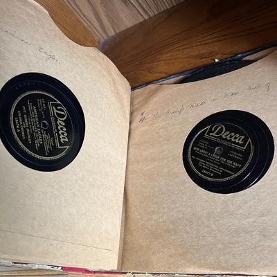 Vintage Lot of LPs Records + 1942 Decca Set