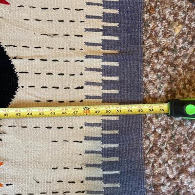 Large vintage Mexican rug