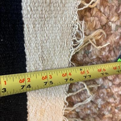 Large vintage Mexican rug