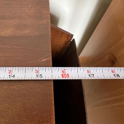 2 Vintage MCM Tables - Plant Stand, Side Table
